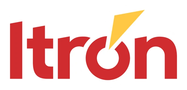 Itron logo sticker
